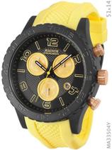 Relógio MAGNUM masculino cronógrafo amarelo MA33504Y