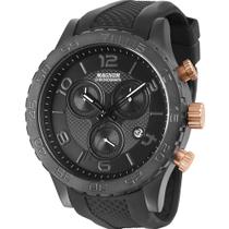 Relógio Magnum Masculino Cronógrafo Ma33504p Preto Aço Relógio Magnum Masculino Cronógrafo Ma33504p Preto Aço
