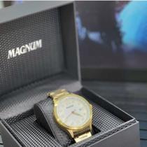 Relógio Magnum masculino dourado