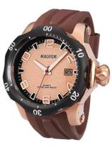 Relógio Magnum Masculino Grande Ma35173x Analógico Marrom