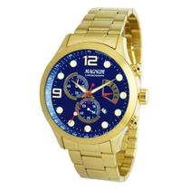 Relógio Magnum Masculino Ma35217a Dourado 44mm Cronógrafo