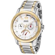 Relógio Magnum Masculino Multifunção - MA32372S - Bicolor Com Mostrador Branco Relógio Magnum Masculino Multifunção - MA32372S - Bicolor Com Mostrador Branco