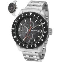 Relógio Magnum Masculino Ref: Ma34183t Multifunção Prateado