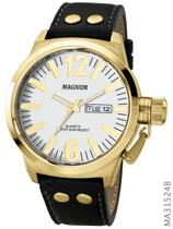 Relógio Magnum Masculino Sports MA31524B Pulseira de Couro