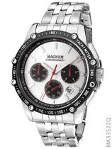 Relógio Magnum Masculino Sports MA33522Q Chronograph Prata