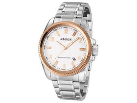 Relógio Magnum Prateado Quartz MA34085Q