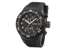 Relógio Magnum Preto Quartz OVERSIZED MA34003D