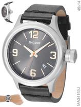 Relógio Magnum Sports Masculino MA34165J Pulseira de Couro