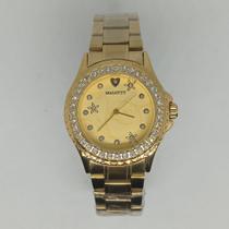 Relógio Malotty Feminino Dourado Ma60038145f Ch Relógio Malotty Feminino Dourado Ma60038145f Ch