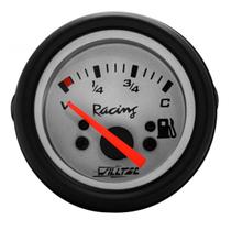 Relógio Manometro 52mm Indicador Combustivel Branco Willtec