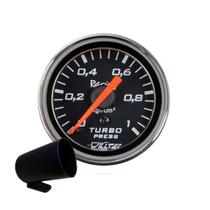 Relógio Manômetro Pressão Turbo Cromado 0-1Kg + Copo