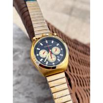 Relógio Masculino 1OO% Funcional Resistente á Água Luxuoso Social Casual Prateado e Dourado