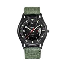 Relógio Masculino 2023 Moda Nylon Exército Militar Quartzo Calendário Data Relógio De Pulso De Luxo
