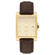 Relógio Masculino 2115UDG-0X Analógico com Pulseira de Couro Dourado Technos Relógio Masculino 2115UDG-0X Analógico com Pulseira de Couro Dourado Technos