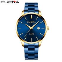 Relógio Masculino Aço Inox Quartz ul Calendário Relógio Masculino Aço Inox Quartz ul Calendário