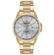 Relógio Masculino Aço Visor Texturizado Dourado 44219GPSVDA4 Relógio Masculino Aço Visor Texturizado Dourado 44219GPSVDA4