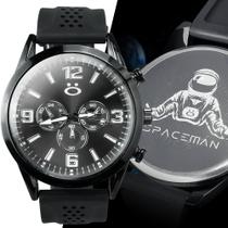 Relógio Masculino Ajustavel Preto SpaceMan