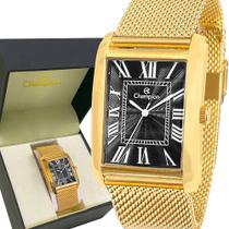 Relógio Masculino Analógico Champion Dourado Original Luxo Relógio Masculino Analógico Champion Dourado Original Luxo