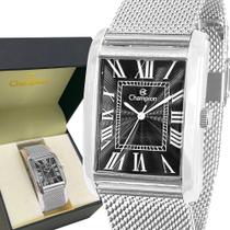 Relógio Masculino Analógico Champion Prata Original Garantia Relógio Masculino Analógico Champion Prata Original Garantia