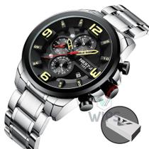 Relógio Masculino Analógico Cronógrafo Funcional Nibosi 2336 Relógio Masculino Analógico Cronógrafo Funcional Nibosi 2336
