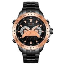 Relógio Masculino Analógico Digital Luxo Weide WH8501 Grande