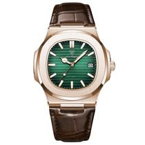 Relógio Masculino Analógico Dourado Poedagar Pulseira Ajustável Relógio Masculino Analógico Dourado Poedagar Pulseira Ajustável