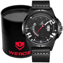 Relógio masculino analógico social luxo a11360 - preto - WEIDE
