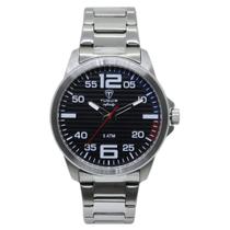 Relógio Masculino Analógico Tuguir Infinity 9169A Resistente à água 5 ATM Preto Caixa em Aço Prata Pulseira de Aço Visor Cristal Mineral Redondo Relógio Masculino Analógico Tuguir Infinity 9169A Resistente à água 5 ATM Preto Caixa em Aço Prata Pulseira de Aço Visor Cristal Mineral Redondo