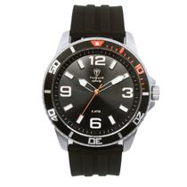 Relógio Masculino Analógico Tuguir Infinity 9169C Resistente à água 5 ATM Preto Caixa em Aço Prata Pulseira de Silicone Visor Cristal Mineral Redondo Relógio Masculino Analógico Tuguir Infinity 9169C Resistente à água 5 ATM Preto Caixa em Aço Prata Pulseira de Silicone Visor Cristal Mineral Redondo