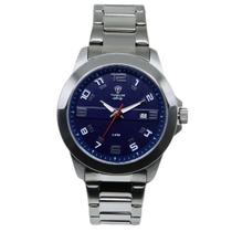 Relógio Masculino Analógico Tuguir Infinity 9169D Resistente à água 5 ATM Azul Caixa em Aço Prata Pulseira de Aço Visor Cristal Mineral Redondo Relógio Masculino Analógico Tuguir Infinity 9169D Resistente à água 5 ATM Azul Caixa em Aço Prata Pulseira de Aço Visor Cristal Mineral Redondo