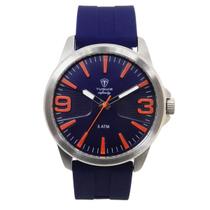 Relógio Masculino Analógico Tuguir Infinity 9169L Resistente à água 5 ATM Azul Caixa em Aço Prata Pulseira de Silicone Visor Cristal Mineral Redondo Relógio Masculino Analógico Tuguir Infinity 9169L Resistente à água 5 ATM Azul Caixa em Aço Prata Pulseira de Silicone Visor Cristal Mineral Redondo