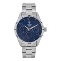 Relógio Masculino Analógico Tuguir Infinity TGI37056 Resistente à água 10 ATM Azul Caixa em Aço Prata Pulseira de Aço Visor Cristal Mineral Redondo Relógio Masculino Analógico Tuguir Infinity TGI37056 Resistente à água 10 ATM Azul Caixa em Aço Prata Pulseira de Aço Visor Cristal Mineral Redondo