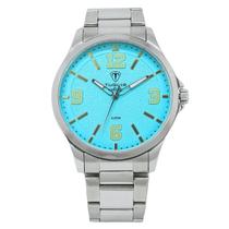 Relógio Masculino Analógico Tuguir Infinity TGI37238 Resistente à água 5 ATM Ciano Caixa em Aço Prata Pulseira de Aço Visor Cristal Mineral Redondo Relógio Masculino Analógico Tuguir Infinity TGI37238 Resistente à água 5 ATM Ciano Caixa em Aço Prata Pulseira de Aço Visor Cristal Mineral Redondo