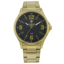 Relógio Masculino Analógico Tuguir Infinity TGI37239 Resistente à água 5 ATM Preto Caixa em Aço Dourado Pulseira de Aço Visor Cristal Mineral Redondo Relógio Masculino Analógico Tuguir Infinity TGI37239 Resistente à água 5 ATM Preto Caixa em Aço Dourado Pulseira de Aço Visor Cristal Mineral Redondo