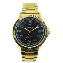 Relógio Masculino Analógico Tuguir TG222-3C Resistente à água 5 ATM Preto Caixa em Metal Dourado Pulseira de Aço Visor Cristal Mineral Redondo Relógio Masculino Analógico Tuguir TG222-3C Resistente à água 5 ATM Preto Caixa em Metal Dourado Pulseira de Aço Visor Cristal Mineral Redondo