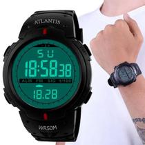 Relogio Masculino Atlantis Esportivo Silicone