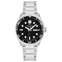 Relógio Masculino Automático Diver Analógico Aço Inox Prata Technos