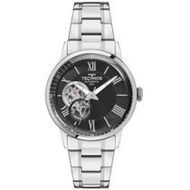 Relógio Masculino Automático Open Heart Aço Inox Prata Technos Relógio Masculino Automático Open Heart Aço Inox Prata Technos