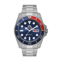 Relógio Masculino Automático Orient Pepsi Prata F49SS026 D1SX