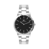 Relógio Masculino Belmont Black Silver 40mm - Saint Germain