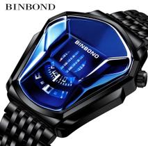 Relógio Masculino Binbond Luxo Aço Inoxidável Quartzo