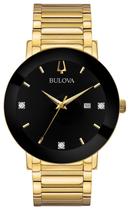 Relógio Masculino Bulova Futuro Aço Dourado/Preto 97D116