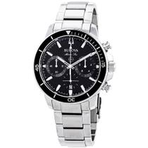 Relógio Masculino Bulova Marine Star Aço Prata 96B272