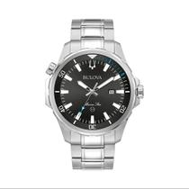 Relógio Masculino Bulova Marine Star Automático Prata 96B382