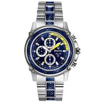 Relógio Masculino Bulova Marine Star Prata WB30775F