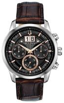 Relógio Masculino Bulova Sutton Quartz Prata/Preto 96B311