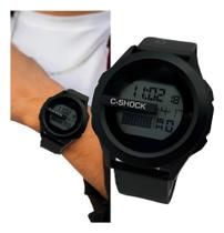 Relógio Masculino C-shock Led Master A Prova De Água Azul-aço emborrachado