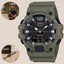 Relógio Masculino Casio Analógico Digital Redondo Hora Mudial 3 Alarmes Agenda Telefonica Esportivo Robusto Verde Hdc-700-3a2vdf Relógio Masculino Casio Analógico Digital Redondo Hora Mudial 3 Alarmes Agenda Telefonica Esportivo Robusto Verde Hdc-700-3a2vdf
