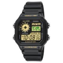Relógio Masculino Casio Digital Ae1200Wh-1Bvdf