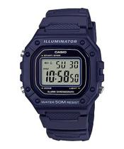 Relógio Masculino Casio Digital Azul Standard W-218H-2Avdf